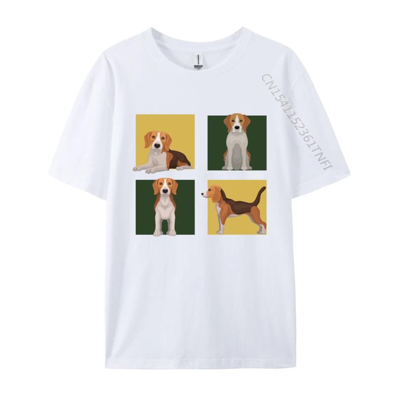 

Cute Beagle Tshirt Vintage Gift TShirt High Quality Casual T Shirt Cotton Tees For Men Black Graphic T Shirts S