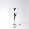 Black Cast Iron Man Holding Golden Ball, Abstract Art Dancing Girl Figure Sculpture, Metal Crafts, Interior Decoration Ornaments