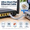 5/10/20/30cm Flat Ethernet Cable 8P8C Connector RJ45 Ethernet Cable for PS5/Xbox/PS4/PS3 For NAS