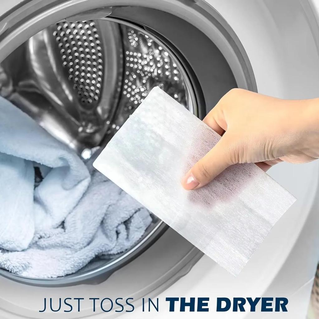 Dryer Sheets Bulk Natural Fabric Softener Plant Lavender Laundry Softener Naturally Pet Clothing Cleaning Aromatherapy Tablets 5
