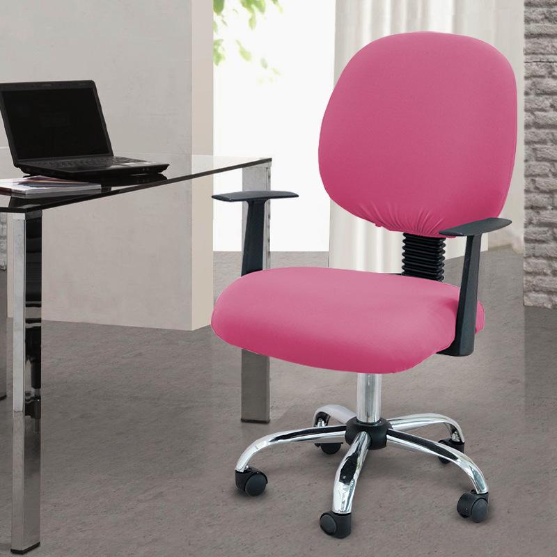 Two-Piece Computer Chair Cover Washable Executive Chair Cover For Computer Stretchable Seat Covers Computers Chairs