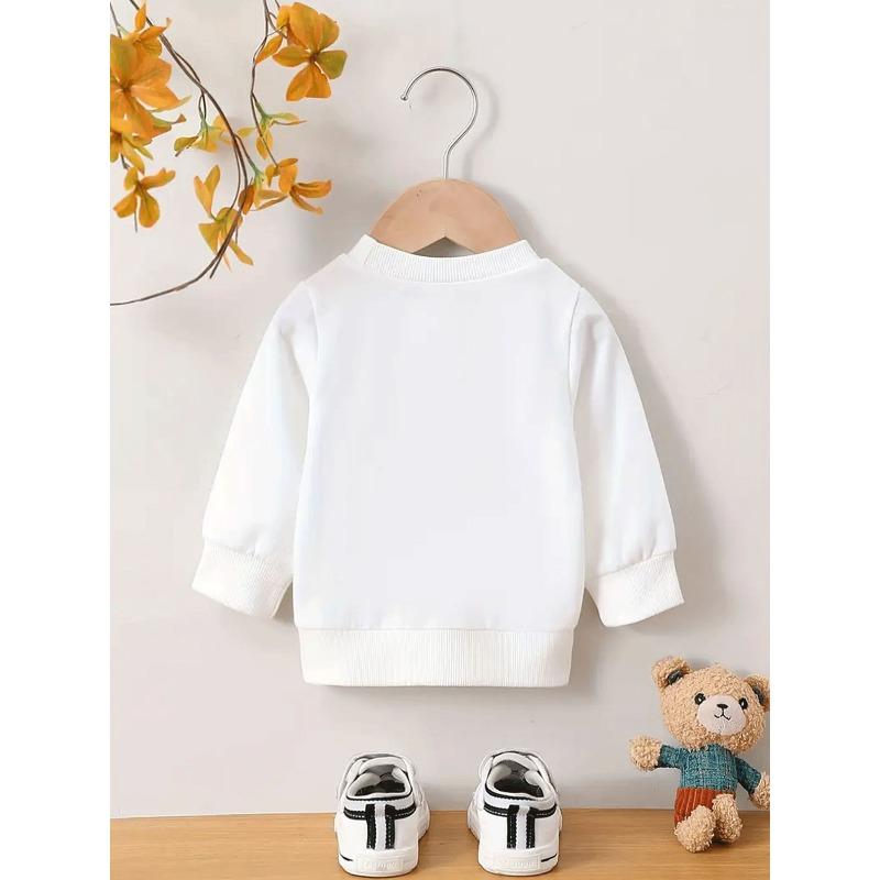 European Sizes Adorable Cherry Print Sweatshirt for Kids, Perfect , Designed for Infants Aged 0-3 Years with a Comfortable And Easy Style