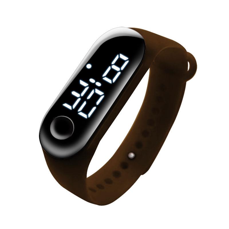 Trendy Fashion Waterproof Sports Electronic Watch, Male And Female Students Mountaineering Outdoor Led Wrist Watch