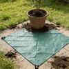 Garden Leaf Tarp Waterproofing Thick Large Size Multifunctional Foldable Yard Leaves Hauling Tarp