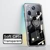 For OPPO Find X9 Ultra Case Ring Holder Phone Case Ultra Thin Transparent Car Navigation Silicone Clear Cases For OPPO Find X9 Ultra Phone Casing