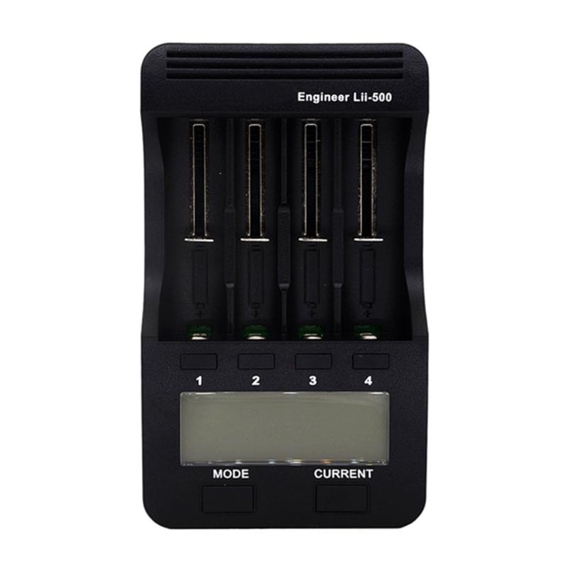 

4Slot Battery Chargers For 26650,22650,26500,18650,18490,17670 Lithium Batteries With LCD Display Adjustable Current 1