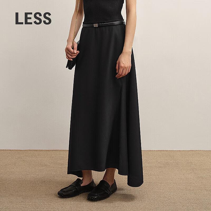 LESS A-Line Casual Mid-Length Skirt