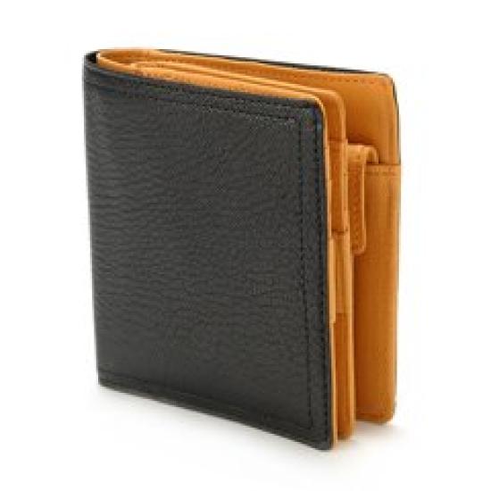

[Porter] [Authorized store] Yoshida bag folding wallet double 129-06012 (1. Black)