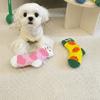 Bite-Resistant Dog Food Leakage Socks Cartoon Squeaker Dog Sound Making Socks Colorful Dog Treat Dispenser Teeth Cleaning
