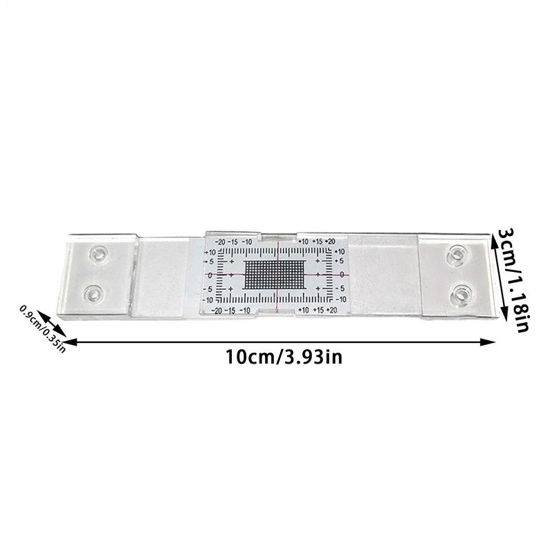 Acrylic Standard Concrete Crack Gauge Accurate Manual Crack Monitoring Tool Crack Measuring Ruler