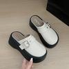 Lazy bag head half slippers new slippers sandals summer leisure children thick bottom fashion round head