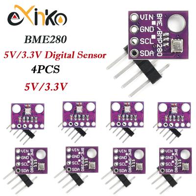 4PCS BME280 5V 3.3V Digital Sensor Temperature Humidity Barometric Pressure Module I2C SPI for Arduino