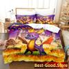 Neues Spyro reignited trilogy Bettwäscheset Einzelbett Twin Full Queen King Size Bettset Erwachsene Kind Schlafzimmer Bettbezugsets Anime Gme