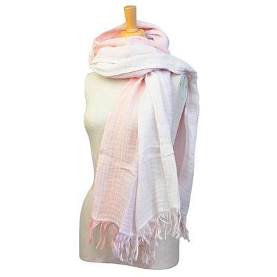 Olim Imabari Gradient Stole Purple X 58 X 185 Cm GU-2800, Sakura, Approx. (including Fringe)