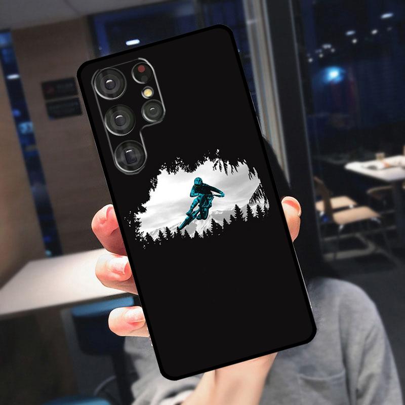 

Bike Cycling Art Cover For Samsung Galaxy S25 S24 S21 S22 S23 Ultra S9 S10 Plus S24 FE S21 FE Phone Case Galaxy S21 FE