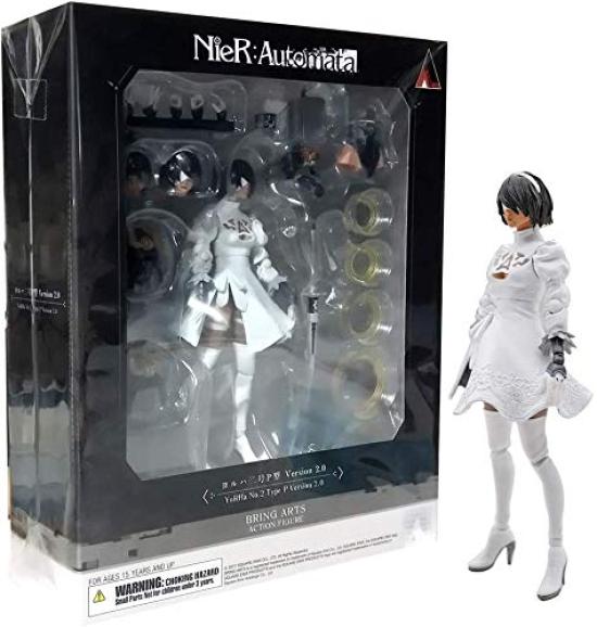 Automata Bring Arts YoRHa 2 Type P Version 13cm Tall PVC Painted Complete Figure Limited Edition NieR No. 2.0