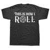 Nieuwigheid Kerker Dragon T Shirts Grafische Streetwear Korte Mouw Heb Een Plan D20 Dobbelstenen Rollenspel Dnd T-Shirt Mannen