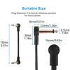6PCS Space Saving Guitar Effects Cable Flexible Ribbon Design 15cm Length Suitable for Microphones and Sound Interfaces