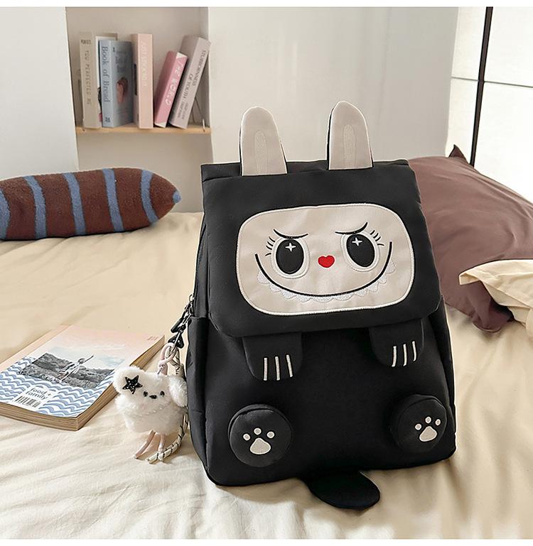 Schoolbag new high-value fresh and sweet cute cartoon backpack junior high school students lightweight travel large capacity backpack