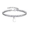 Fashion 26-Letter Frosted Chain Anklet – Trendy, Simple Jewelry Gift