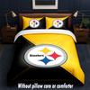 Pittsburgh Steelers Design Bed Bedding Set 1 Duvet Cover + 2 Pillowcases Soft Breathable Household Bed Linens