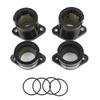4x Carburetor Intake Boot Carb Fit for Kawasaki ZR750 Zephyr ZR-7/7S GT750 91-06