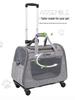 Large Capacity Foldable Rolling Pet Carrier - Portable Cat Suitcase