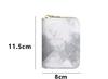 1pcs Compact and exquisite mini organ card bag for women with gradient blending and multi slot student zipper coin purse