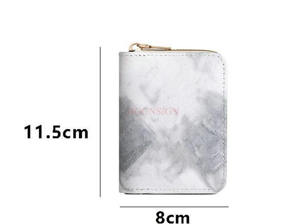 1pcs Compact and exquisite mini organ card bag for women with gradient blending and multi slot student zipper coin purse