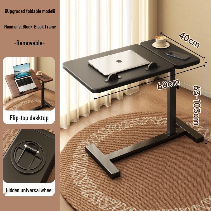 Adjustable Bedside Table: Versatile Folding Desk for Home, Bedroom, and Living Room