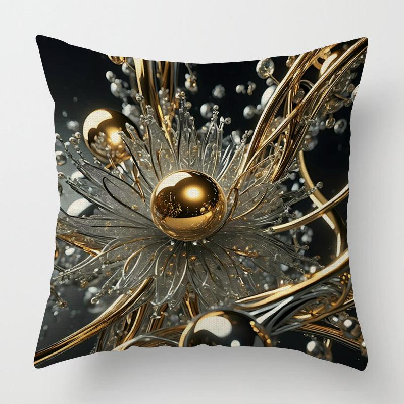 Home Decor Cosmic Wonders: Space-Themed Digital Print Pattern Cushion Cover Suitable for Sofa Bedroom Car Pillow Cover