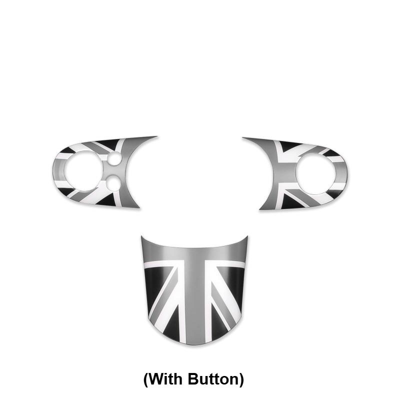 For BMW For Mini Cooper 1st Gen For R50 R52 R53 1Set Car Steering Wheel Button Panel Cover Stickers Car Interior Accessories