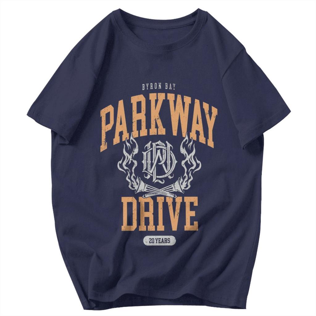 Men T Shirt Parkway Drive 20 Year Anniversary Europea Awesome Cotton Y2K Graphic Short Sleeve Unisex Clothing T Shirts