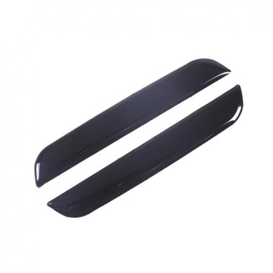 Glossy Piano Black 4PCS Outer Door Handle Panel Sticker For Corvette C6 2005-13