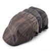 Mode Boina Hüte Für Männer Vintage Newsboy Caps Künstlerische Plaid Baskenmütze Mütze Frauen Einstellbar Flache Hüte Frühling Herbst Boina