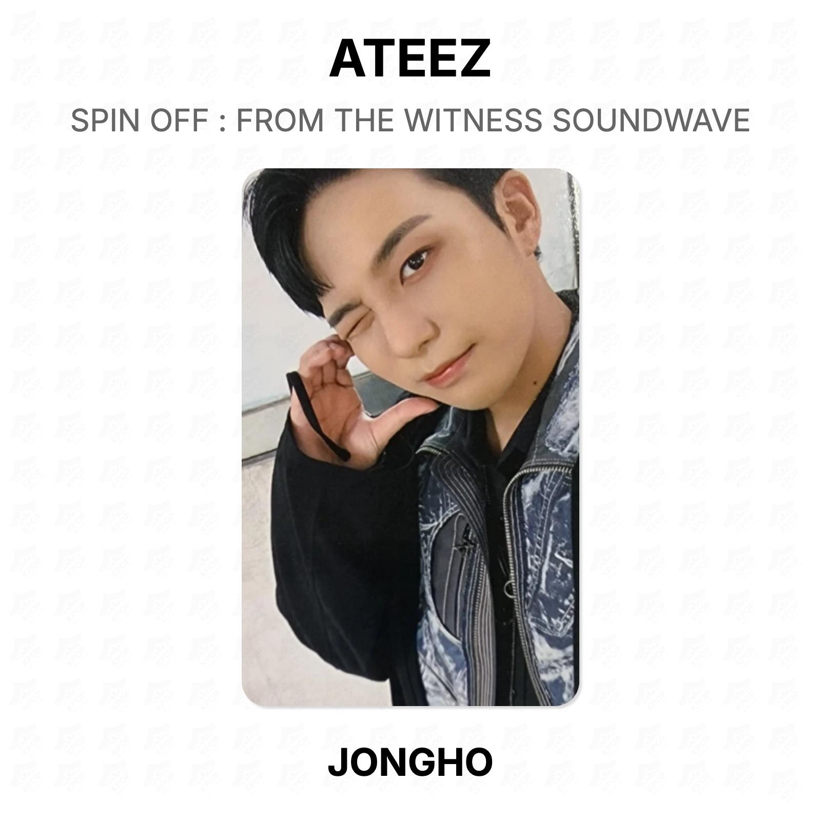 ATEEZ Спин-офф : ОФИЦИАЛЬНАЯ ФОТОКАРТОЧКА FROM THE WITNESS SOUNDWAVE JONGHO