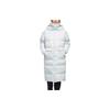 Down Jackets Women's Light Blue Hooded Moderate EH5025