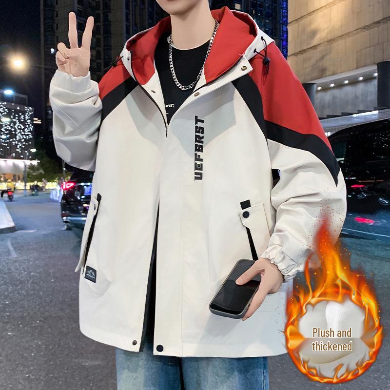 2025 Spring/Autumn Youth Boys' Stylish Casual Jacket for Middle School Students