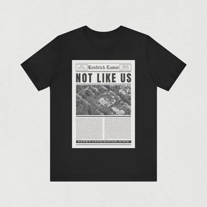 Kendrick Lamar They Not Like Us T Shirt L1805_13 Unisex T-Shirt XXXXL