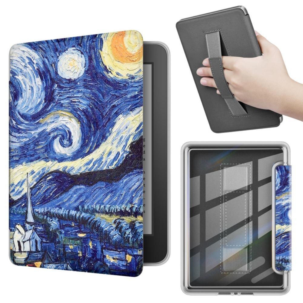 Hand Support 6 inch e-Reader Case Acrylic Shockproof Smart Cover Leather Auto Wake/Sleep for Kindle 2025/2025 11th Generation