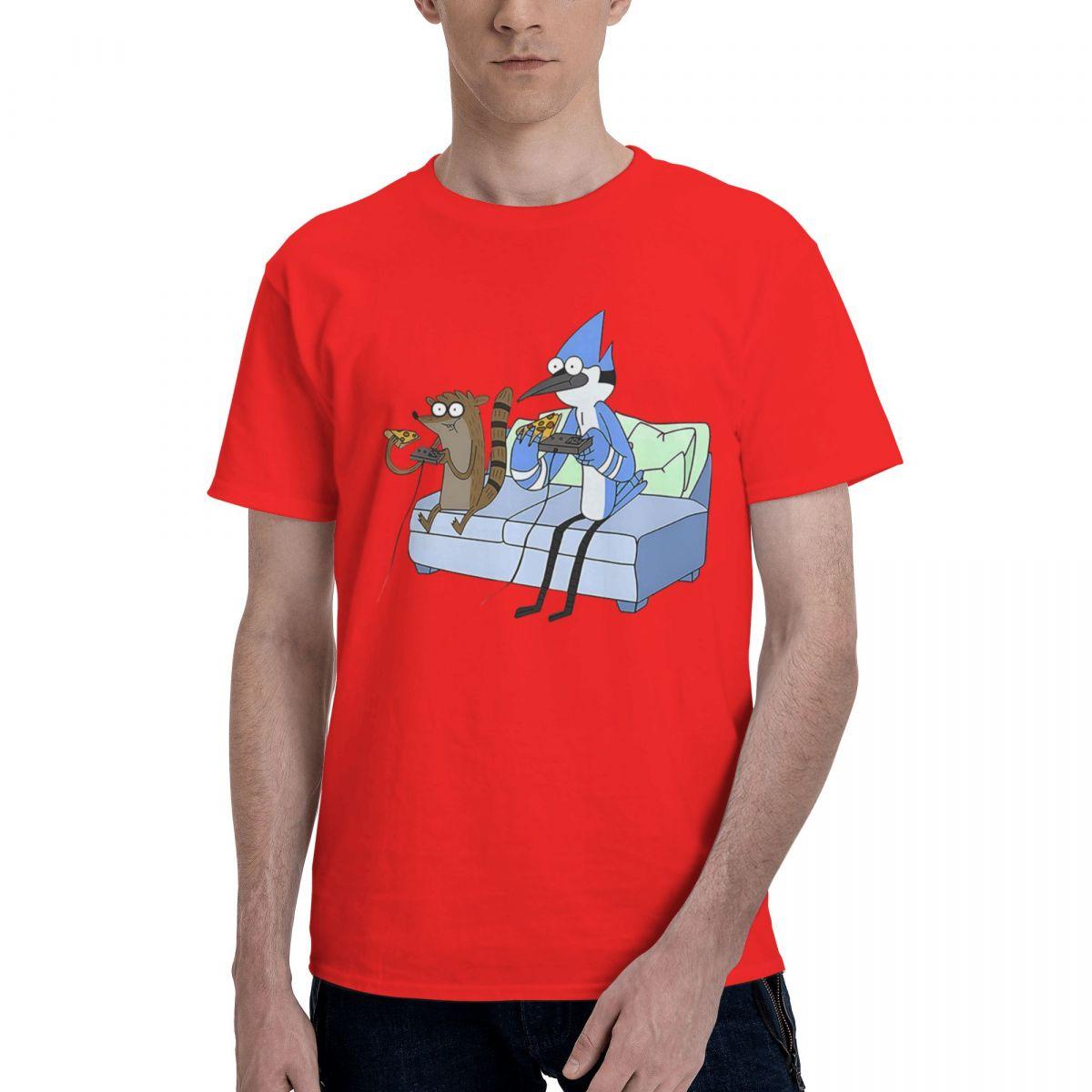 Mordecai Rigby 100 Cotton Casual Breathable Confortable Tshirt Football Shirts 2025 Graphic Tee S