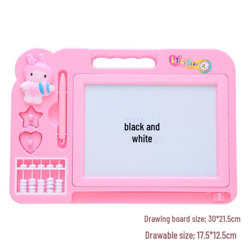 Großes magnetisches Zeichenbrett für Kinder - Buntes Graffiti- und Schreibspielzeug mit Stift