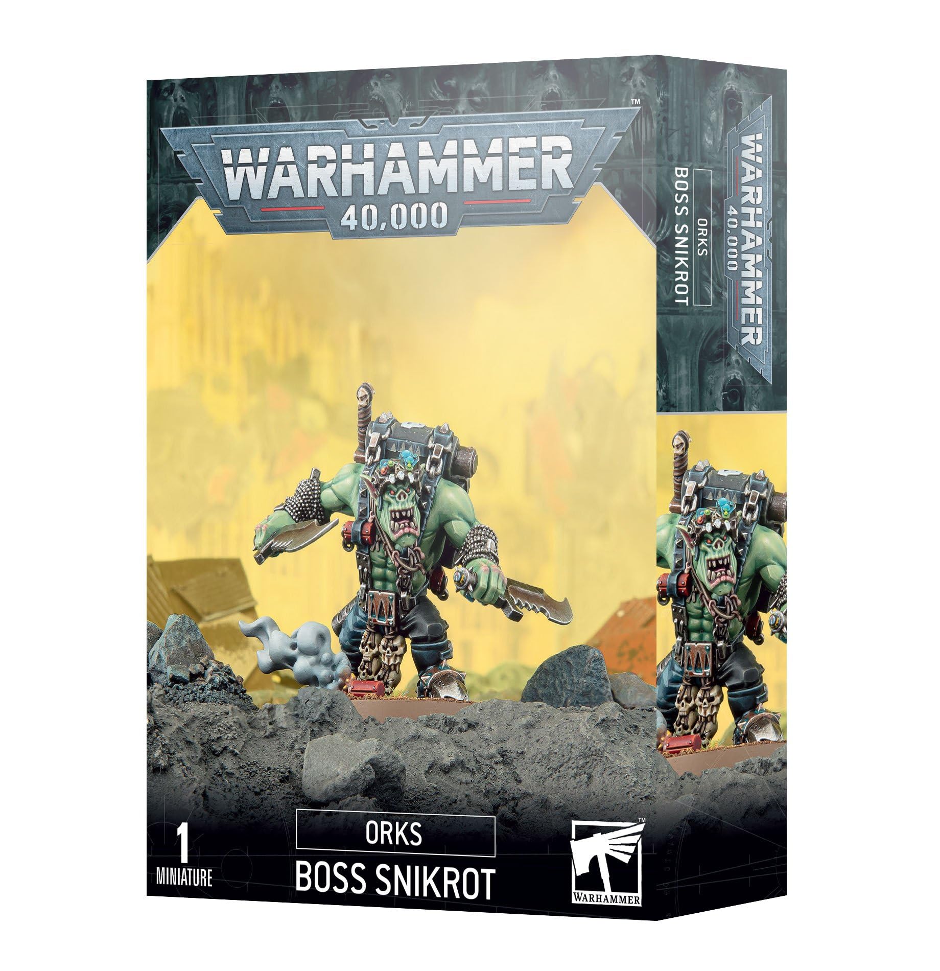 

Warhammer 40,000: Orcs Boss Snikrot Miniature for 40K