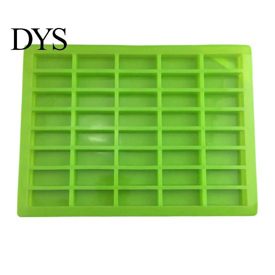 Kitchen Baking Supplies Silicone Chocolate Mold, 20 Cavities Non-stick Flexible Tray, Heat Resistant Mold Food-grade for Homemade Candy Bars