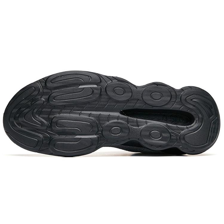 New Anta Cushioned Anti Slip Wear Resistant Breathable Lightweight Low Top Running Shoes Men's Gray 912217704-3