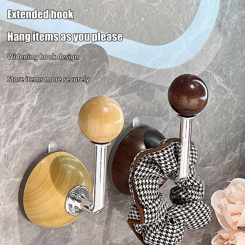 Powerful Load Bearing Suction Cup Hook Bag Hair Band Storage No Drilling Hook Hair Band Storage Tool