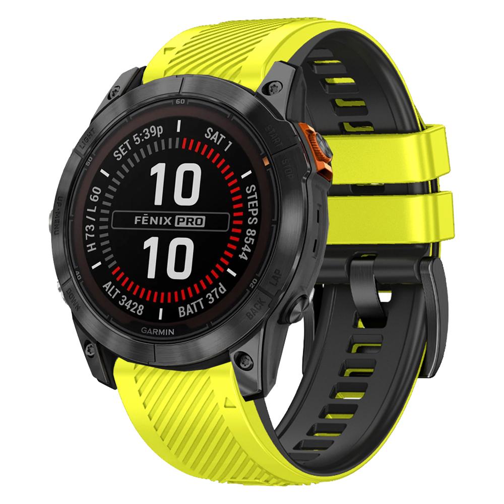 QuickFit 22mm 26mm Silicone Watch Band For Garmin Fenix E 8 5 5X 6X 7 7X/Epix Pro Gen 2 TACTIX/Mk2 Mk2i G1/MARQ/Enduro 3 2 Strap
