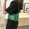 Stylish Spring Fashion Womens Underarm Bag Chic Unique Aesthetic Shoulder Bag In Black Green White Blue Pink Brown
