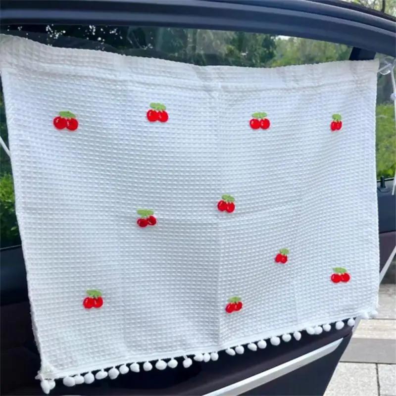 Suction Cup Curtain In The Car Window Sunshade Cover Cartoon Universal Side Window Sunshade UV For Baby Children
