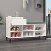 VidaXL Shoe Cabinet White 102x36x60 Cm Engineered Wood 821212